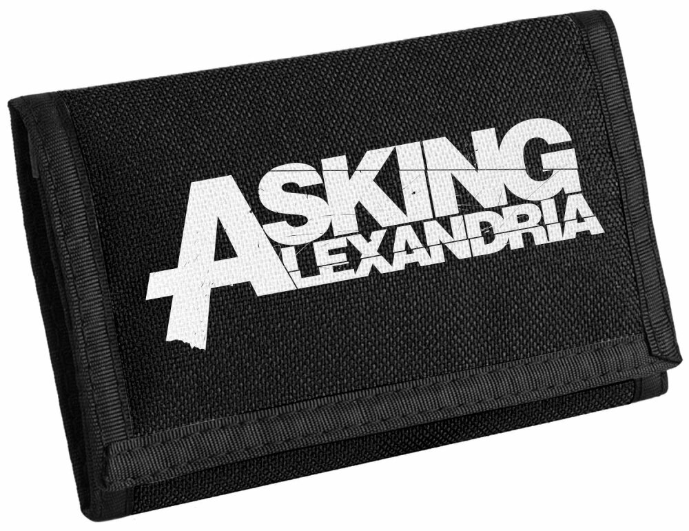 AA Portemonnaie Fanartikel Asking Alexandria Logo Brieftasche Schwarz 