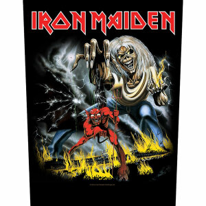 IRON MAIDEN - The Number Of The Beast - Rückenaufnäher / Backpatch