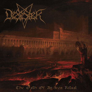 DESASTER - The Oath Of An Iron Ritual - Vinyl-LP - swamp green gold splatter