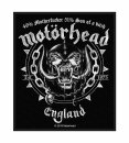 MOTÖRHEAD - Ball & Chain - Aufnäher / Patch