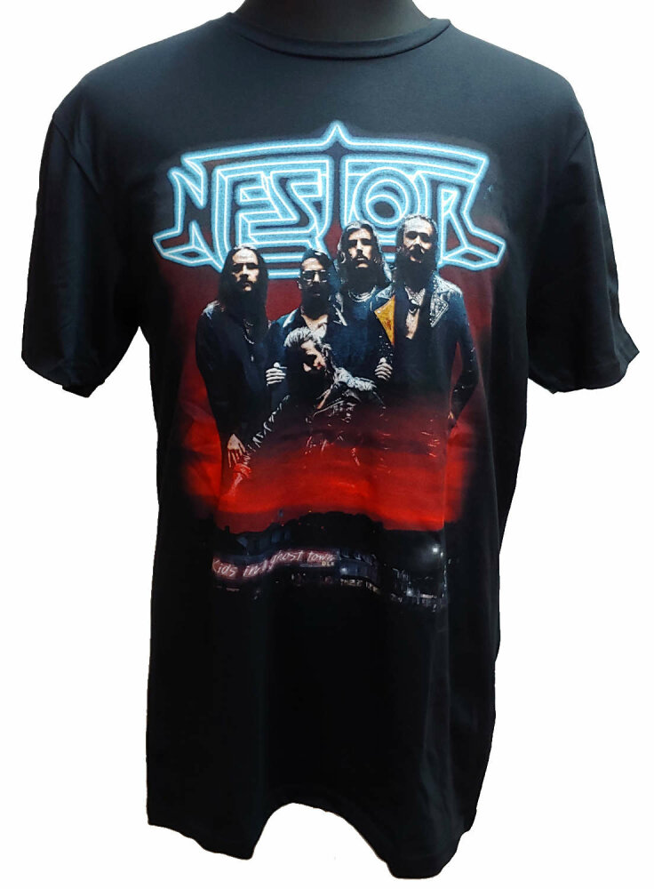 NESTOR Kids In A Ghost Town T Shirt Black Legion Shop Metal M