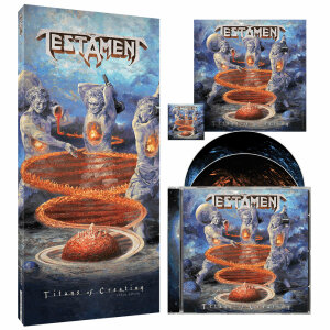 TESTAMENT - Titans Of Creation (Video Album) - Ltd. Blu-Ray Disc + CD