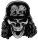SLAYER - Wehrmacht Skull cut out - Aufnäher / Patch