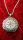 Halskette Wikingerschild Kompass Helm of Awe Vegvisir zweifarbig mit Kette