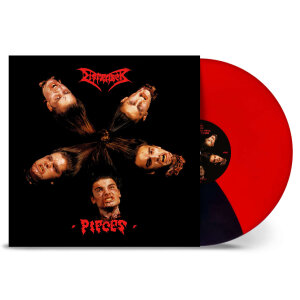 DISMEMBER - Pieces - Vinyl-LP - red black split