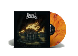 GRAND CADAVER - Deities Of Deathlike Sleep - Vinyl-LP - orange red marbled