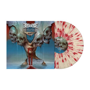 INGESTED - The Tide Of Death And Fractured Dreams - Vinyl-LP - clear red white splatter
