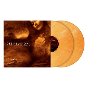 DISILLUSION - Back To Times Of Splendor (20th Anniversary) - Vinyl 2-LP - apricot marbled