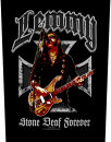 MOTÖRHEAD - Lemmy Stone Deaf Forever - Backpatch