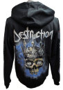 DESTRUCTION - No Kings No Masters - Hooded Sweatshirt w/ Zipper
