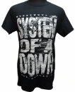 SYSTEM OF A DOWN - Distressed Logo - T-Shirt