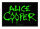 ALICE COOPER - Logo - Patch