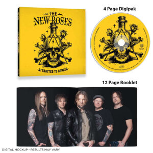 THE NEW ROSES - Attracted To Danger - CD - Digipak