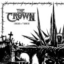 THE CROWN - Crown Of Thorns - Vinyl-LP - white black marbled
