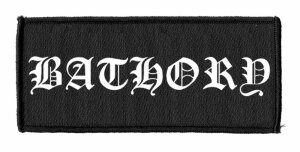 BATHORY - Logo - Aufnäher / Patch
