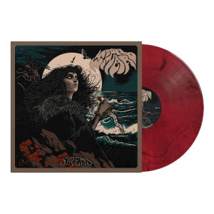 MOON WIZARD - Sirens - Vinyl-LP - red black marble