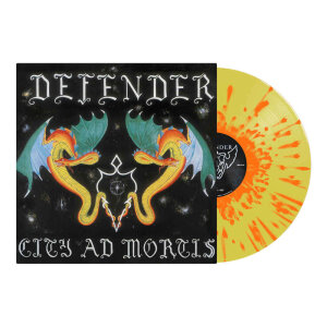 DEFENDER - City Ad Mortis - Vinyl-LP - yellow orange splatter