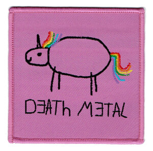 DEATH METAL UNICORN - Death Metal Unicorn - Aufnäher / Patch