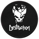 DESTRUCTION - Skull Logo - Aufnäher / Patch