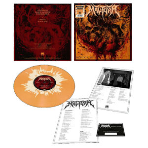 MALTUKA - Black Rite - Vinyl-LP orange bone splatter