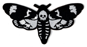 Moth with Skull - Patch