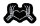 Skeleton Hand Love Sign- - Patch