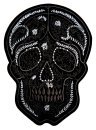 Santa Muerte Skull - Backpatch