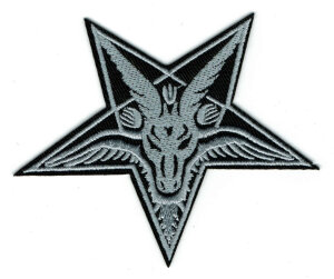 Baphomet Pentagram Cut Out - Patch