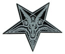 Baphomet Pentagram Cut Out - Patch
