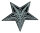 Baphomet Pentagram Cut Out - Patch