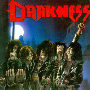 DARKNESS - Death Squad - Vinyl-LP - blue marbled