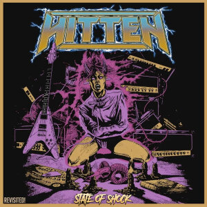 HITTEN - State Of Shock Revisited! - Vinyl-LP + CD - purple black galaxy