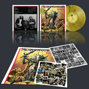NECRONOMICON - Escalation - Vinyl-LP - yellow black marbled