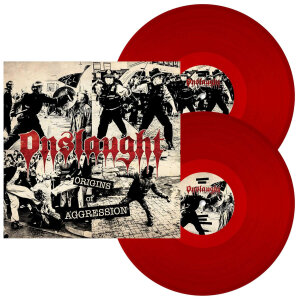 ONSLAUGHT - Origins Of Aggression - Vinyl 2-LP - thermonuclear red