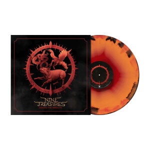 NINE TREASURES - Seeking The Absolute - Vinyl-LP - orange red black melt