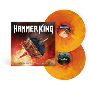 HAMMER KING - Kingdom Of The Hammer King - Vinyl 2-LP - orange red