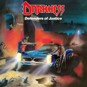 DARKNESS - Defenders Of Justice - Vinyl-LP - orange black marbled