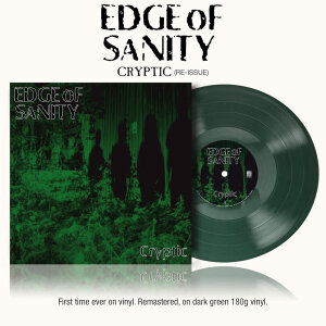 EDGE OF SANITY - Cryptic - Vinyl-LP - dark green
