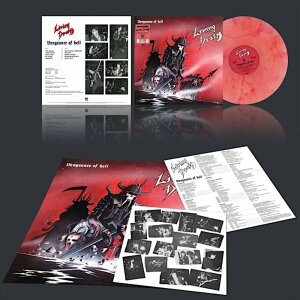 LIVING DEATH - Vengeance Of Hell - Vinyl-LP - red marbled