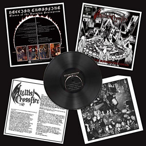 HELLISH CROSSFIRE - Slaves Of The Burning Pentagram - Vinyl-LP - black