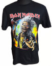 IRON MAIDEN - Axe Eddie Red White Circle - T-Shirt