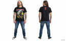 IRON MAIDEN - Axe Eddie Red White Circle - T-Shirt