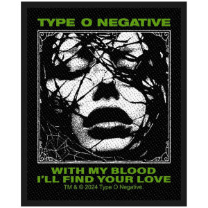 TYPE O NEGATIVE - With My Blood - Aufnäher / Patch