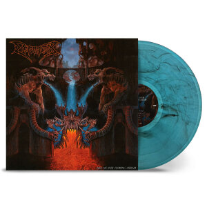 DISMEMBER - Like An Ever Flowing Stream - Vinyl-LP - cyan black marbled