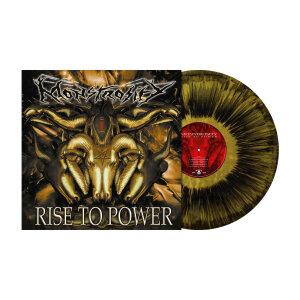 MONSTROSITY - Rise To Power - Vinyl-LP - metallic gold blackdust