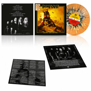 IRONFLAME - Kingdom Torn Asunder - Vinyl-LP - orange yellow black splatter