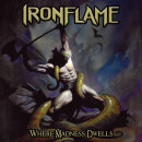 IRONFLAME - Where Madness Dwells - Vinyl-LP - gold black splatter