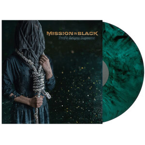 MISSION IN BLACK - Profit Reigns Supreme - Vinyl-LP - petrol marbled